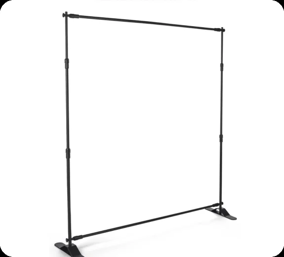 Telescopic backdrop stand