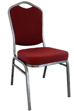 Burgundy banquet chair