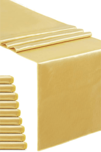 Gold table runner
