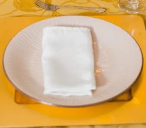 Silver-rim plate